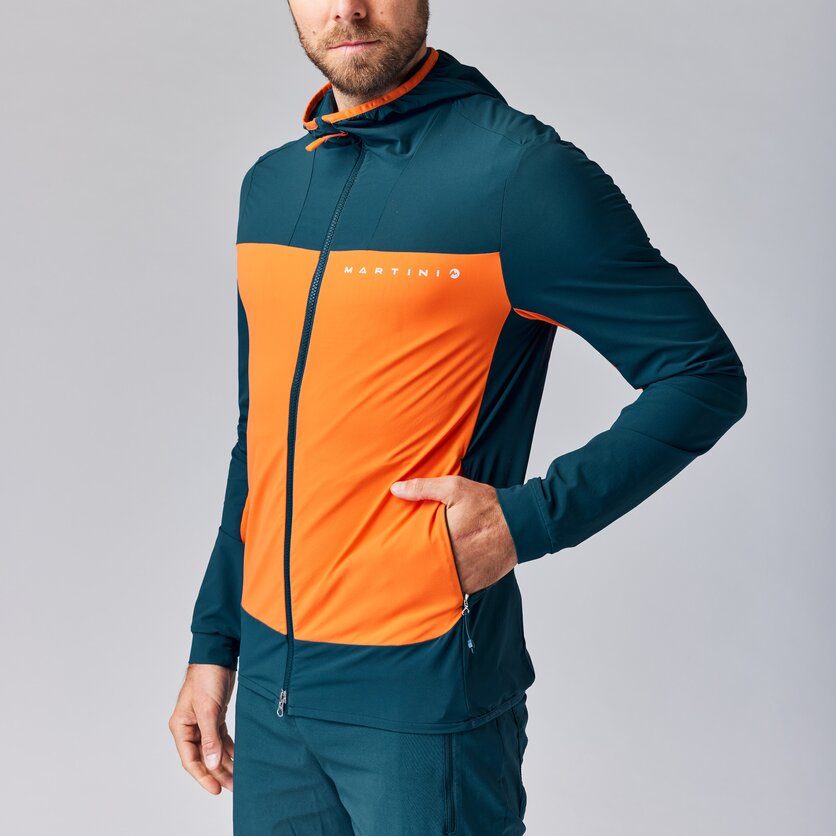 Martini Sportswear - ALPMATE Midlayer Jacket M - Midlayers in shadow-saffron - product.alttext.Detail 3 - Herren