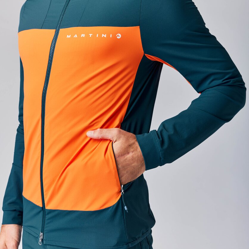 Martini Sportswear - ALPMATE Midlayer Jacket M - Midlayers in shadow-saffron - product.alttext.Detail 4 - Herren