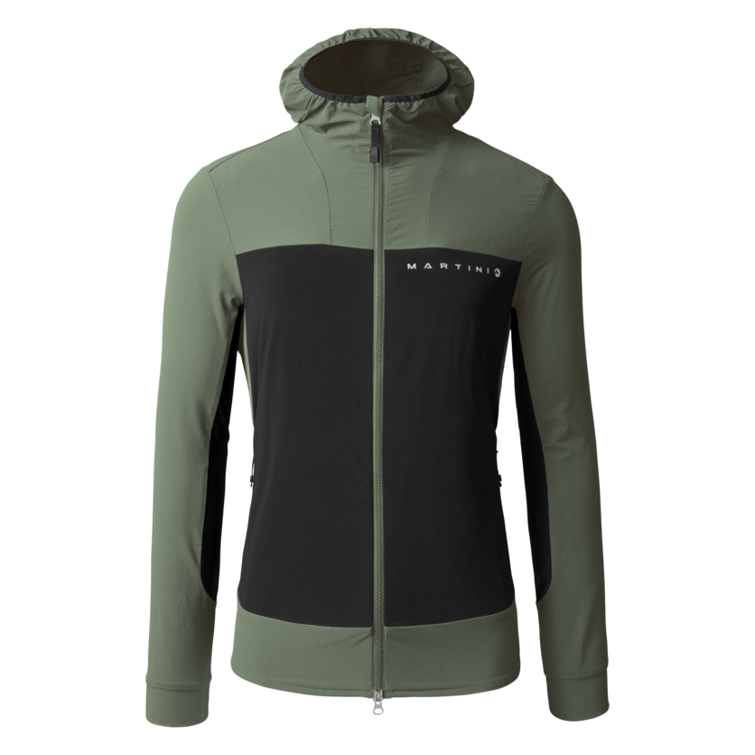 Martini Sportswear - ALPMATE Midlayer Jacket M - Midlayers in mosstone-black - product.alttext.Vorderansicht - Men