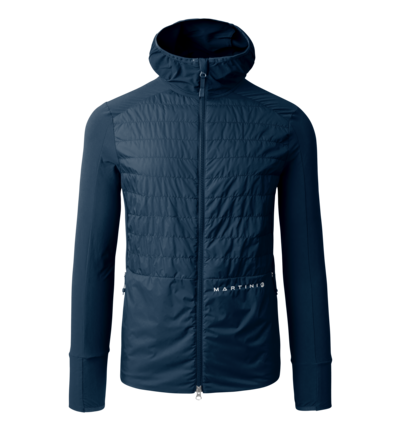 Martini Sportswear - ALPMATE Hybrid Jacket G-Loft® M - Hybrid jackets in true navy - front view - Men