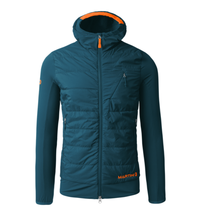 Martini Sportswear - HIGHVENTURE Hybrid Jacket Primaloft® Gold M - Hybrid jackets in poseidon-fire - front view - Men