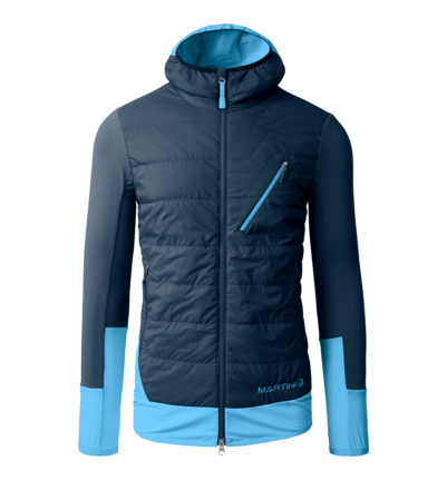 Martini Sportswear - NEVERREST Hybrid Jacket G-Loft® M - Giacche ibride in true navy-horizon - vista frontale - Uomo