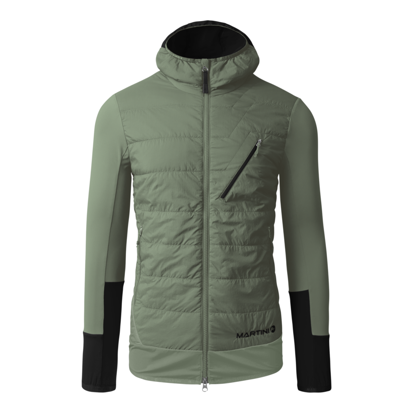 Martini Sportswear - NEVERREST Hybrid Jacket G-Loft® M - Hybridjacken in mosstone-black - Vorderansicht - Herren