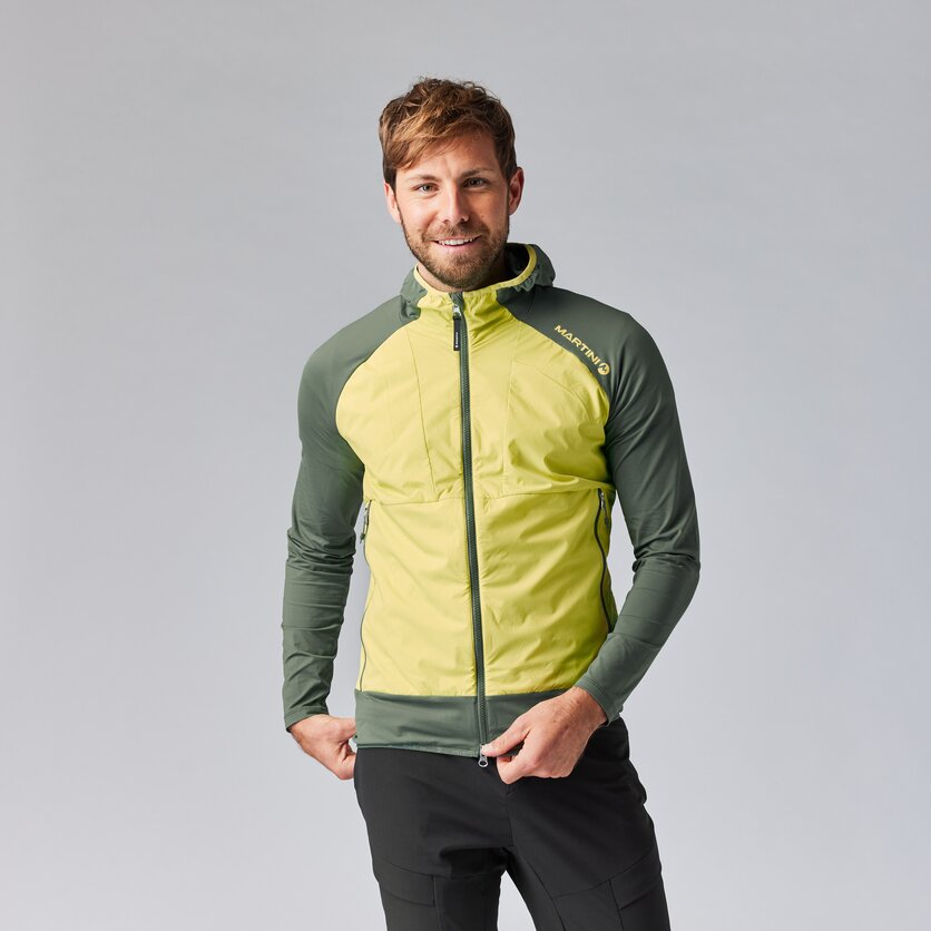 Martini Sportswear - TREKTECH Hybrid Jacket M - Hybridjacken in shadow-saffron - product.alttext.Vorderansicht Model - Herren