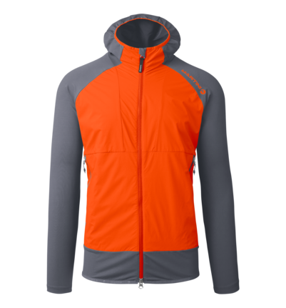 Martini Sportswear - TREKTECH Hybrid Jacket M - Hybrid jackets in shadow-saffron - front view - Men