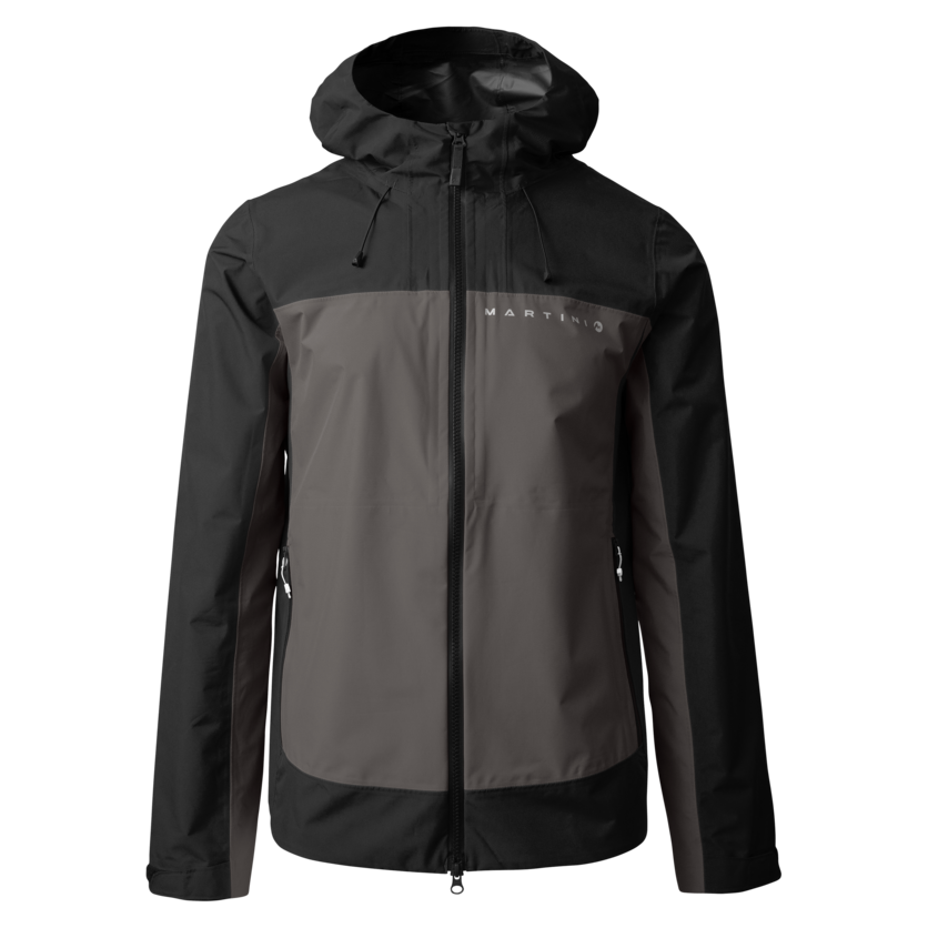 Martini Sportswear - TREKTECH 2.5L Jacket M - Hardshell Jacken in black-steel - product.alttext.Vorderansicht - Herren