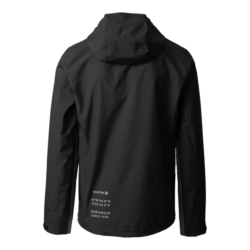 Martini Sportswear - TREKTECH 2.5L Jacket M - Hardshell Jacken in black-steel - product.alttext.Rückansicht - Herren