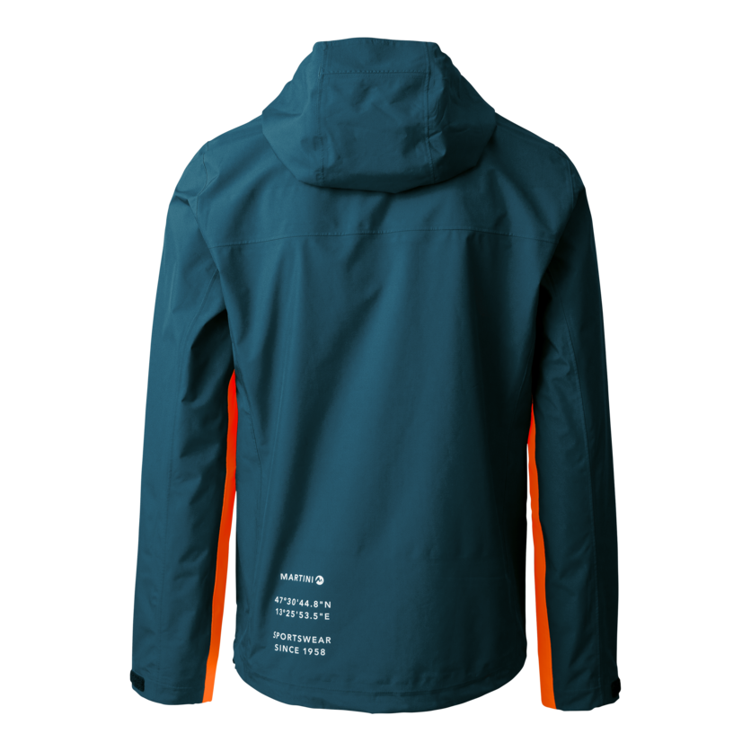 Martini Sportswear - TREKTECH 2.5L Jacket M - Hardshell Jacken in poseidon-fire - Rückansicht - Herren