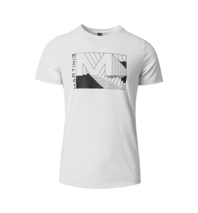 Martini Sportswear - HILLCLIMB Shirt M - T-Shirts in white-black - front view - Men