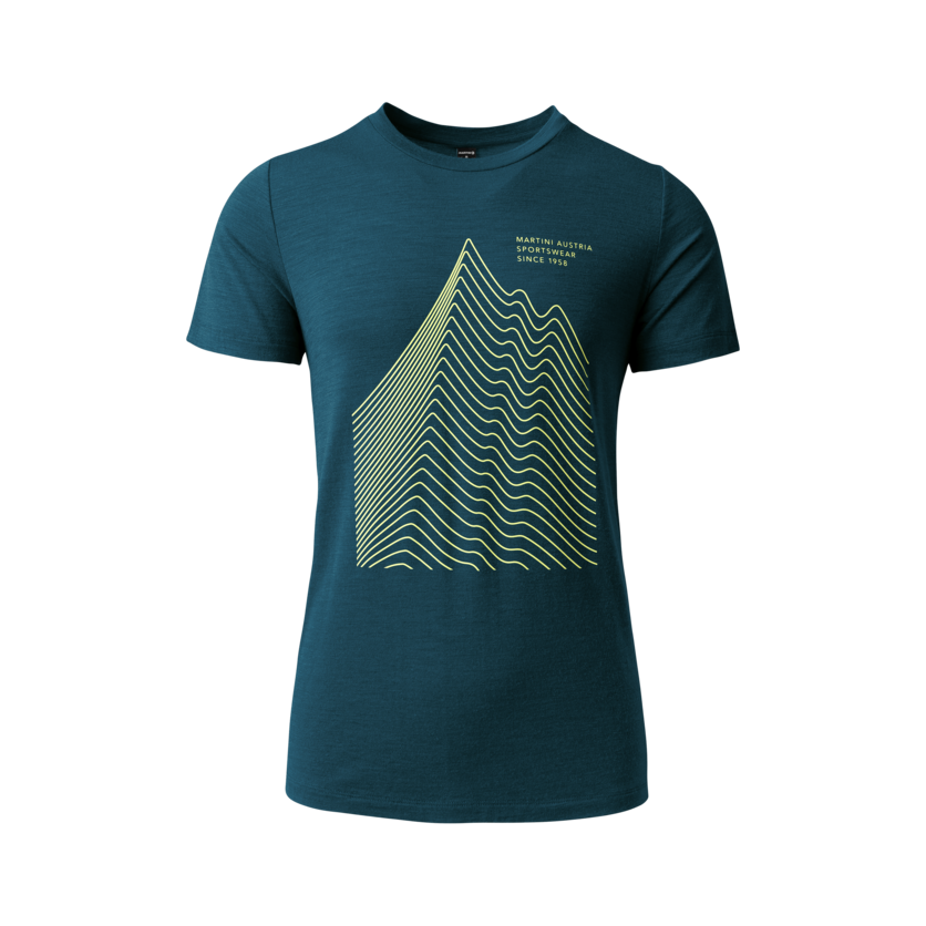 Martini Sportswear - TREKTECH Shirt Dynamic M - T-Shirts in poseidon-greenery - product.alttext.Vorderansicht - Herren