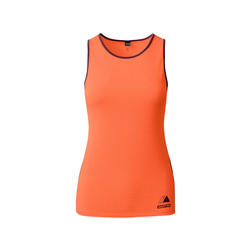 Martini Sportswear - PACEMAKER Sleeveless Shirt W - Tops in mango-fairy tale - product.alttext.Vorderansicht - Women