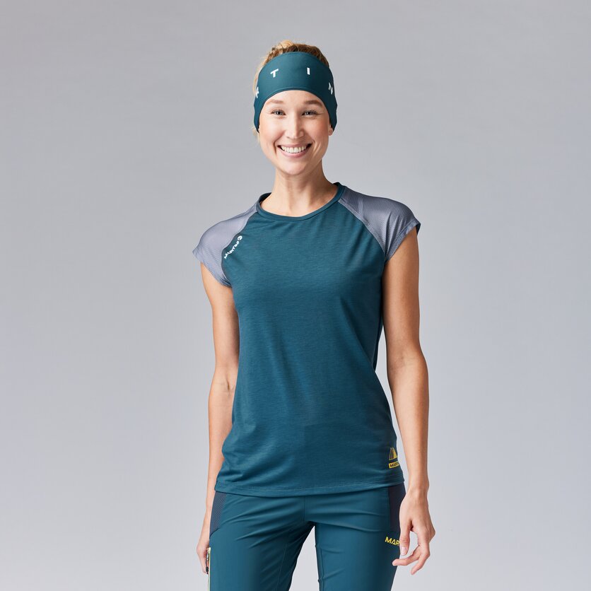 Martini Sportswear - PACEMAKER Shirt W - T-Shirts in true navy-skylight - product.alttext.Detail 4 - Damen