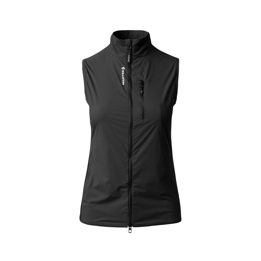 Martini Sportswear - PACEMAKER Hybrid Vest W - Westen in black-white - product.alttext.Vorderansicht - Damen