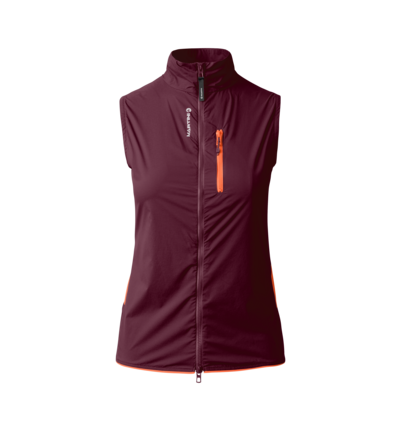 Martini Sportswear - PACEMAKER Hybrid Vest W - Outdoor vests in fairy tale-mango - front view - Women