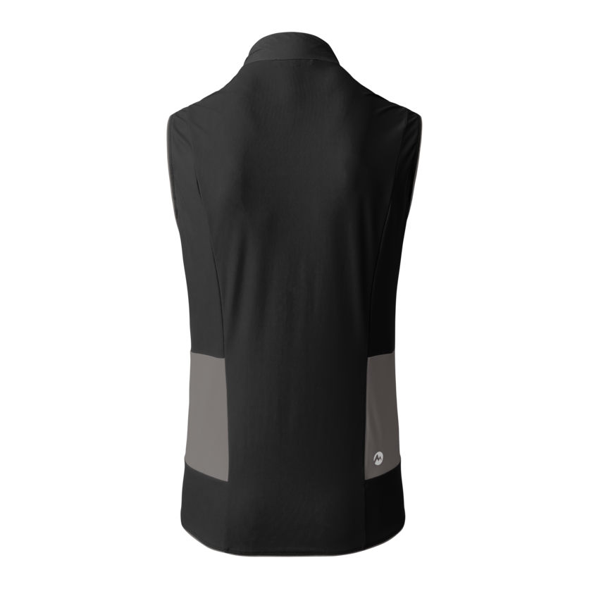 Martini Sportswear - PACEMAKER Hybrid Vest M - Westen in black-steel - product.alttext.Rückansicht - Herren