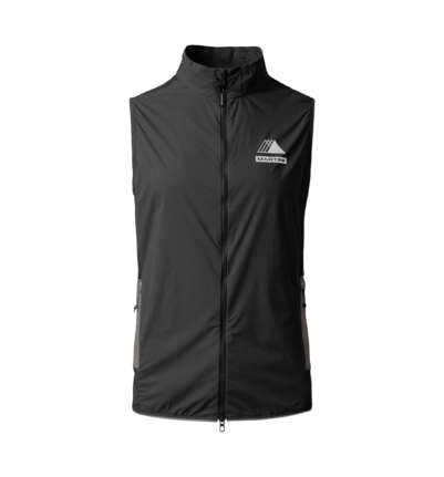 Martini Sportswear - PACEMAKER Hybrid Vest M - Outdoor vests in black-steel - front view - Men