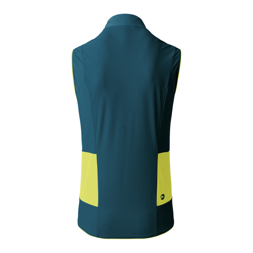 Martini Sportswear - PACEMAKER Hybrid Vest M - Westen in poseidon-greenery - Rückansicht - Herren