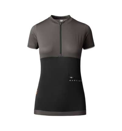 Martini Sportswear - FLOWTRAIL Halfzip Shirt W - T-Shirts in steel-black - Vorderansicht - Damen