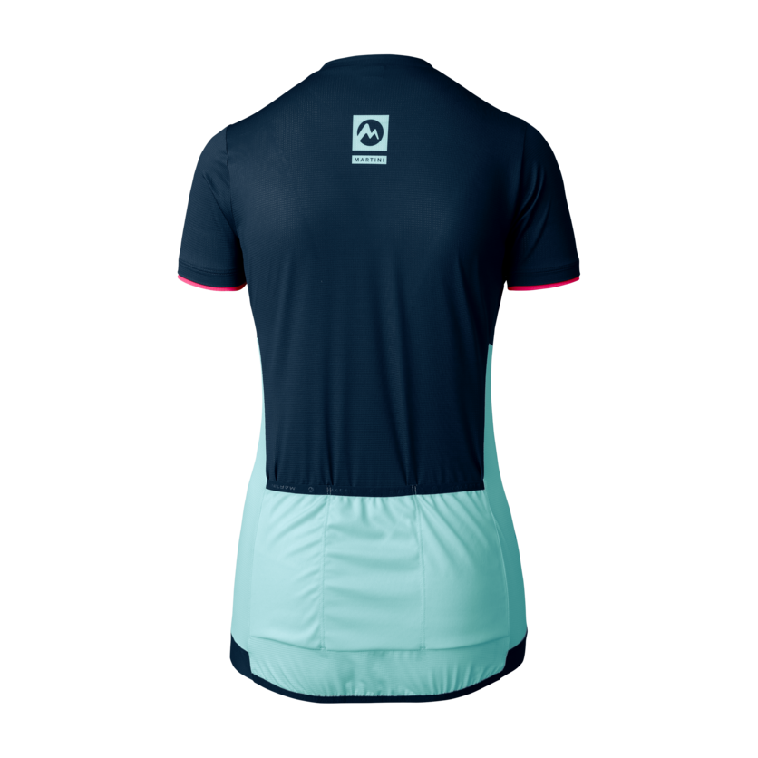 Martini Sportswear - FLOWTRAIL Halfzip Shirt W - T-Shirts in true navy-skylight - product.alttext.Rückansicht - Women