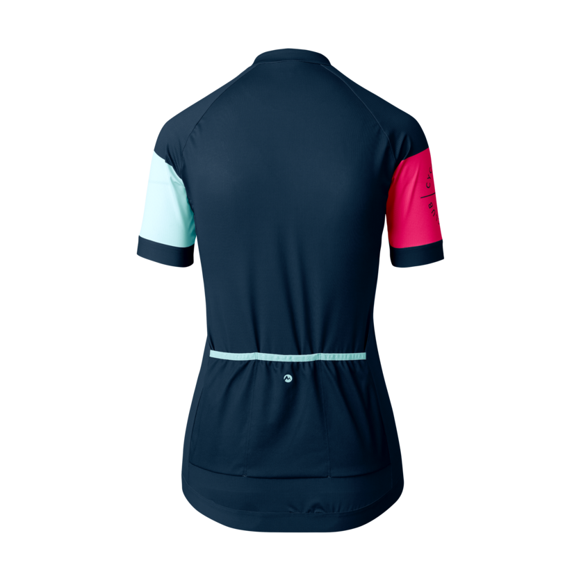 Martini Sportswear - FLOWTRAIL Zip Shirt Straight W - T-Shirts in true navy-blush - product.alttext.Rückansicht - Women