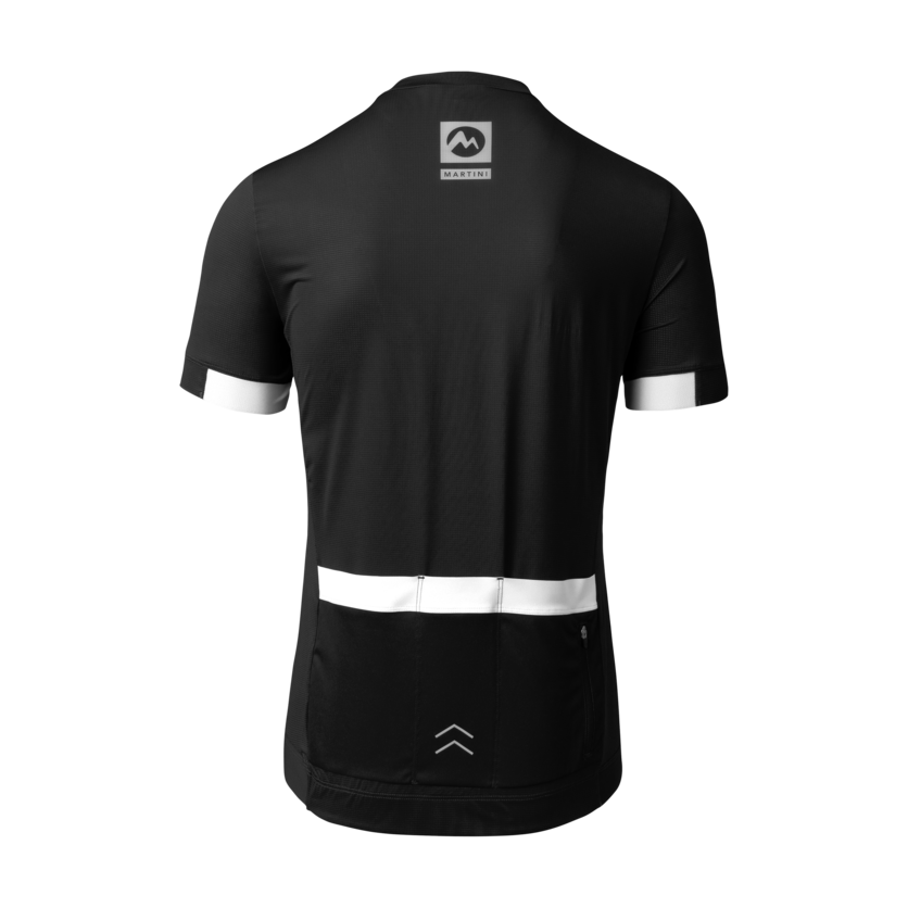 Martini Sportswear - FLOWTRAIL Halfzip Shirt Straight M - T-Shirts in black-white - product.alttext.Rückansicht - Men