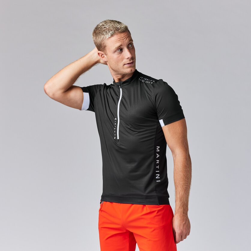 Martini Sportswear - FLOWTRAIL Halfzip Shirt Straight M - T-Shirts in true navy-horizon - product.alttext.Vorderansicht Model - Men