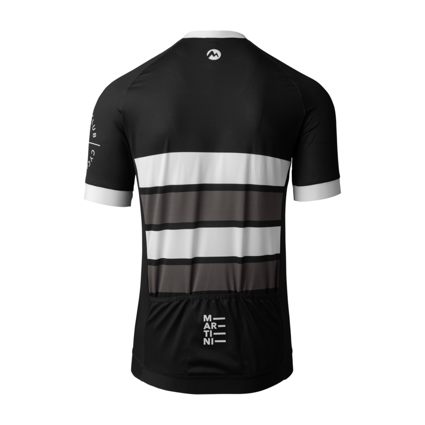 Martini Sportswear - FLOWTRAIL Zip Shirt Dynamic M - T-Shirts in black-steel - rear view - Men