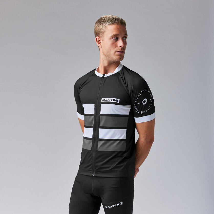 Martini Sportswear - FLOWTRAIL Zip Shirt Dynamic M - T-Shirts in black-steel - rear view model - Men