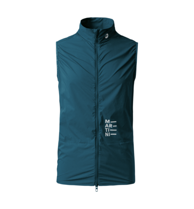 Martini Sportswear - FLOWTRAIL Vest M - Outdoor vests in poseidon - front view - Men