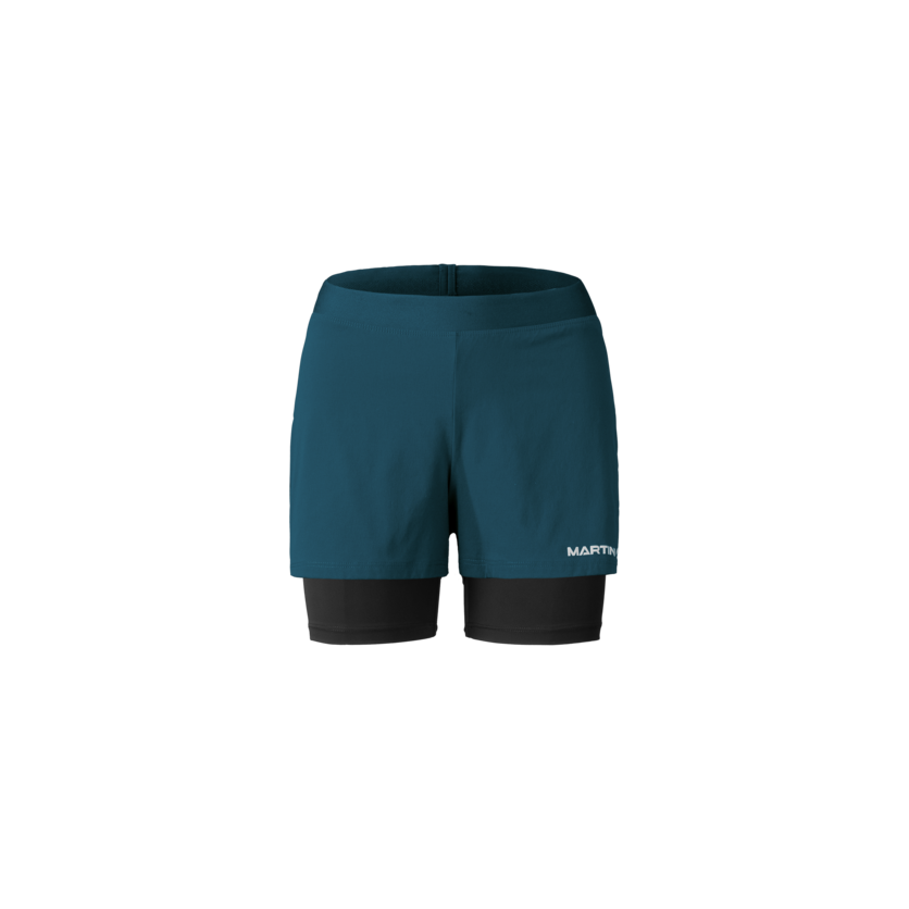 Martini Sportswear - PACEMAKER 2in1 Shorts W - Kurze Hosen in poseidon - product.alttext.Vorderansicht - Damen