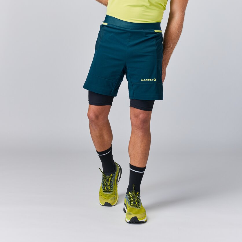 Martini Sportswear - PACEMAKER 2in1 Shorts M - Kurze Hosen in true navy-horizon - product.alttext.Vorderansicht Model - Herren