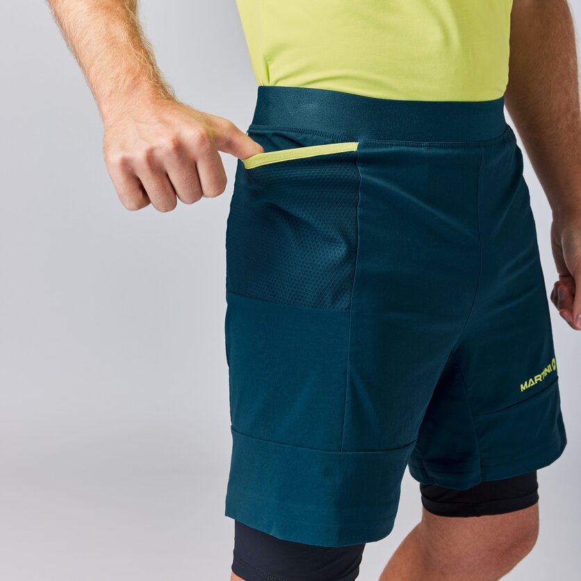 Martini Sportswear - PACEMAKER 2in1 Shorts M - Kurze Hosen in true navy-horizon - product.alttext.Detail 1 - Herren