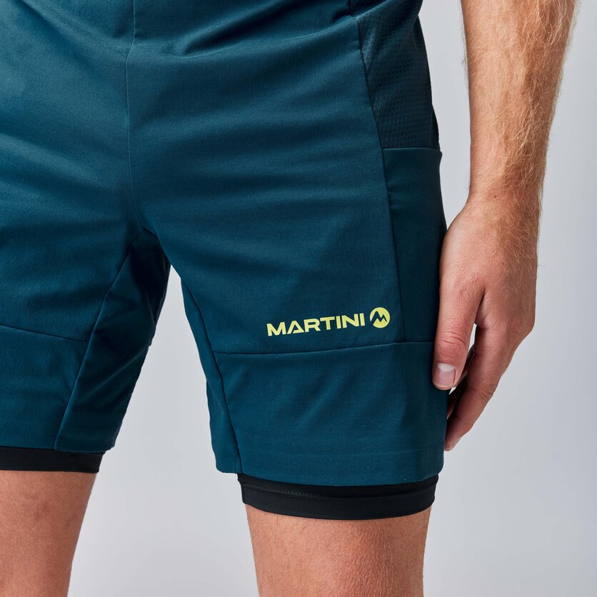 Martini Sportswear - PACEMAKER 2in1 Shorts M - Kurze Hosen in true navy-horizon - product.alttext.Detail 2 - Herren