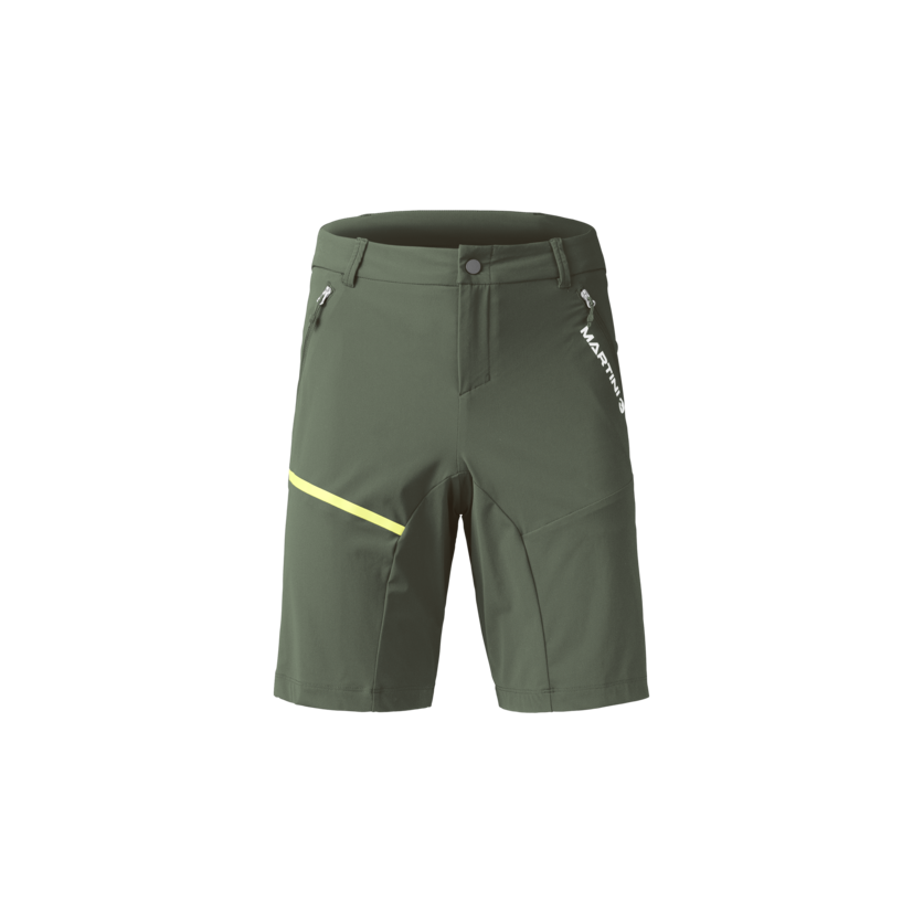 Martini Sportswear - HIGHVENTURE Shorts Dynamic M - Shorts in mosstone-greenery - vista frontale - Uomo