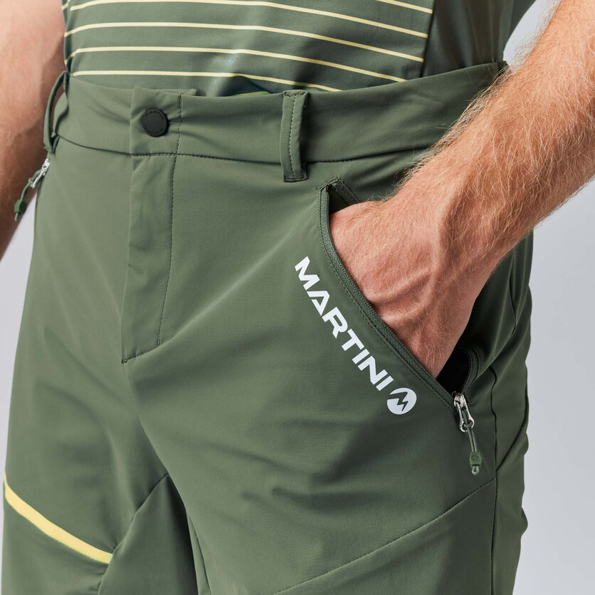 Martini Sportswear - HIGHVENTURE Shorts Dynamic M - Shorts in mosstone-greenery - Dettaglio 1 - Uomo