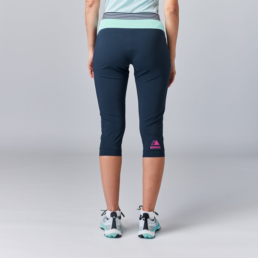 Martini Sportswear - PACEMAKER Capri Pants W - Capri pant in poseidon - rear view model - Women