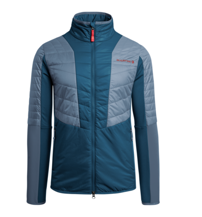 Martini Sportswear - ROVER - Hybrid Jackets in Grey-Night Blue - front view - Men