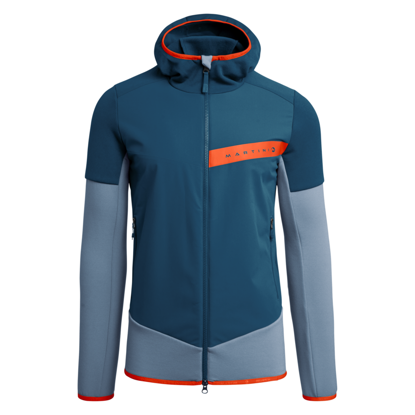 Martini Sportswear - CHROME - Hybrid jackets in poseidon-moon - front view - Men