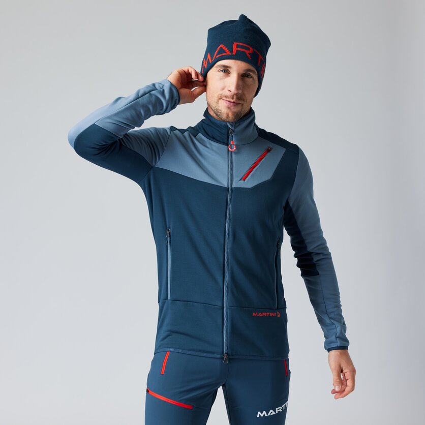 Martini Sportswear - BURN - Fleecejacke in poseidon-moon - product.alttext.Vorderansicht Model - Herren