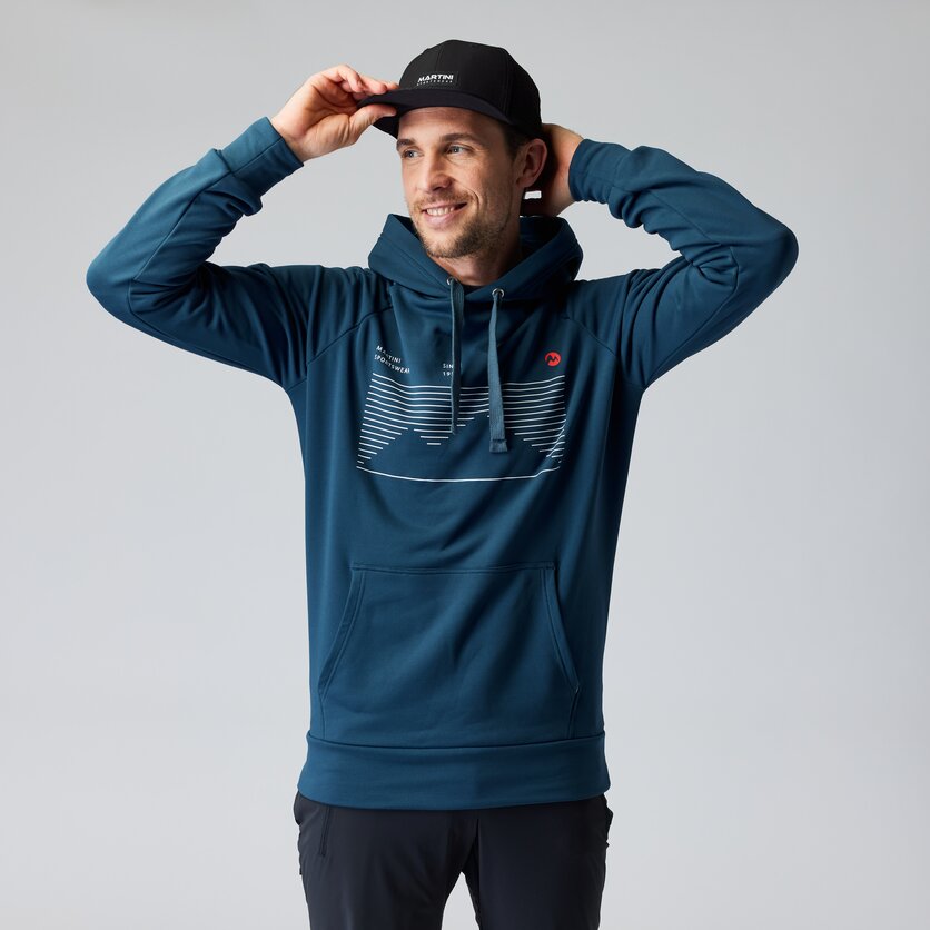 Martini Sportswear - LET'S GO_MTN - Hoodies in poseidon - product.alttext.Vorderansicht Model - Men