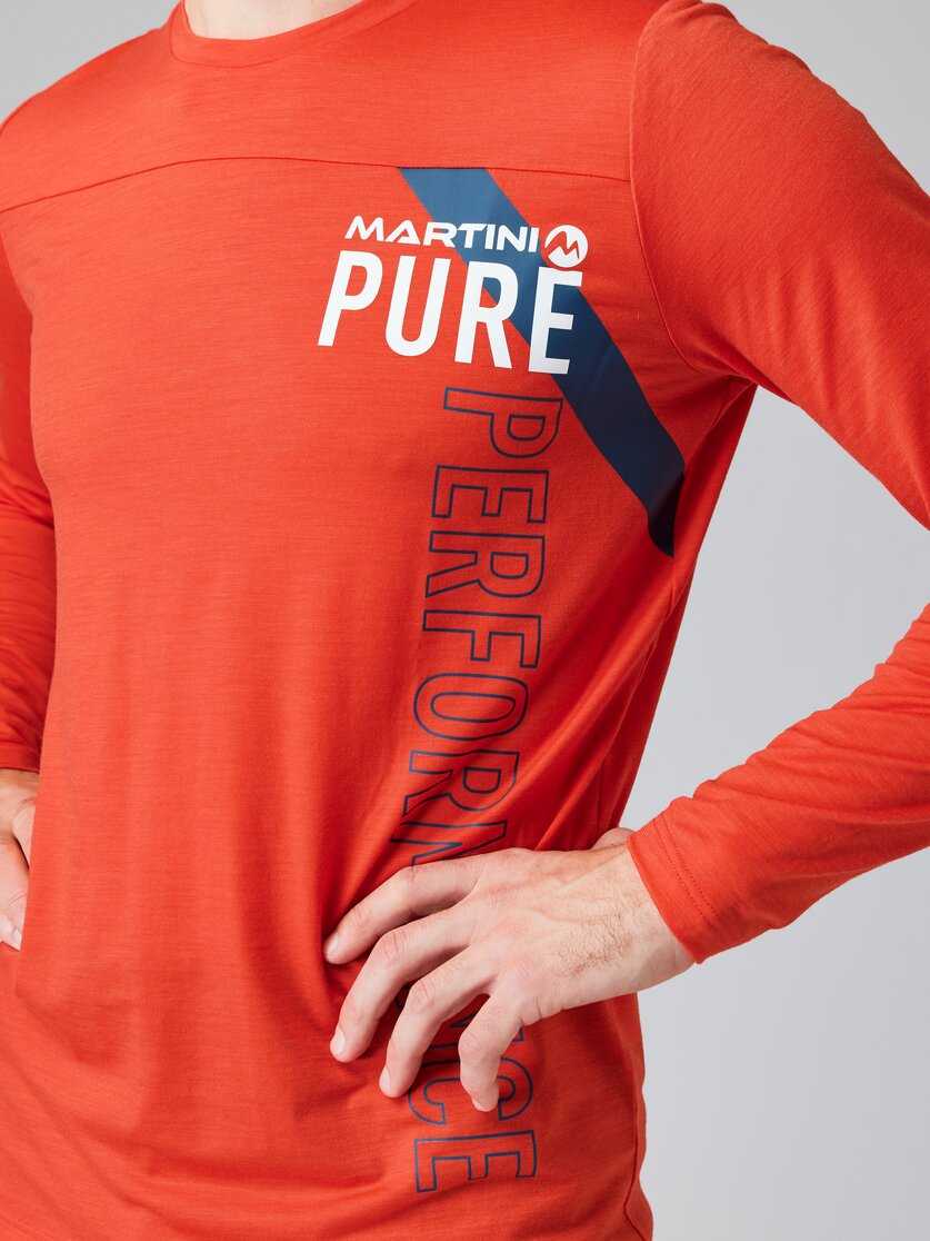Martini Sportswear - DEFIANCE - Longsleeves in black-carbon - Detail 1 - Men
