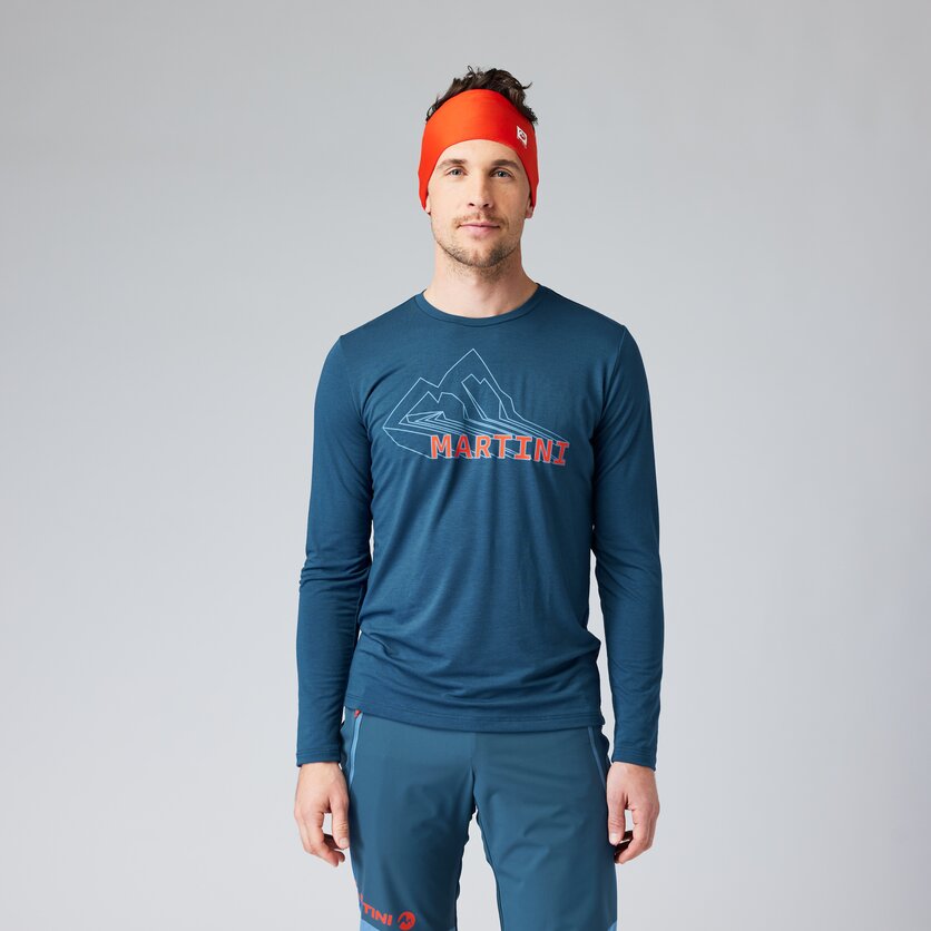 Martini Sportswear - GUIDE - Langarmshirts in poseidon - product.alttext.Vorderansicht Model - Herren