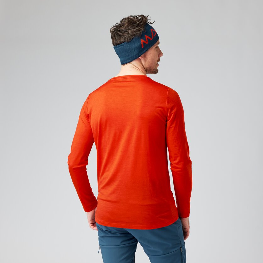 Martini Sportswear - ELEMENTAR - Longsleeves in lava - product.alttext.Rückansicht Model - Men