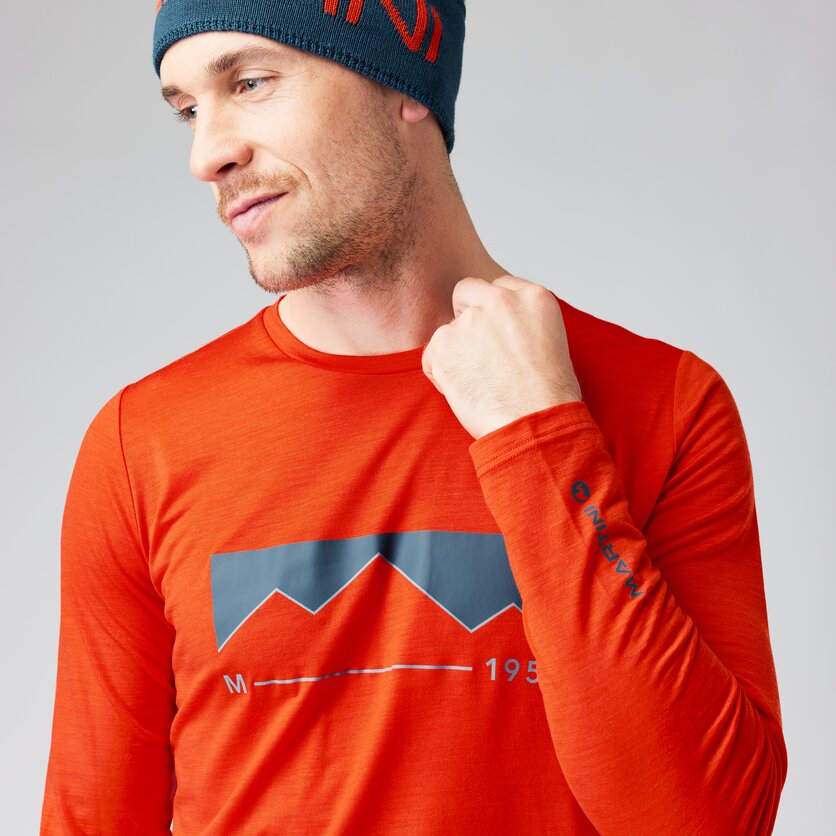 Martini Sportswear - ELEMENTAR - Longsleeves in lava - product.alttext.Detail 1 - Men