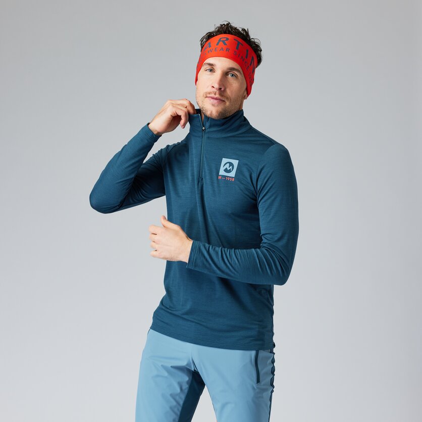 Martini Sportswear - GALAXY - Longsleeves in poseidon - product.alttext.Vorderansicht Model - Men