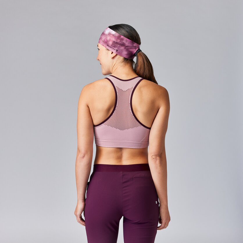 Martini Sportswear - WANTED Bra Seamless W - Sport BHs in wild rose - product.alttext.Rückansicht Model - Damen