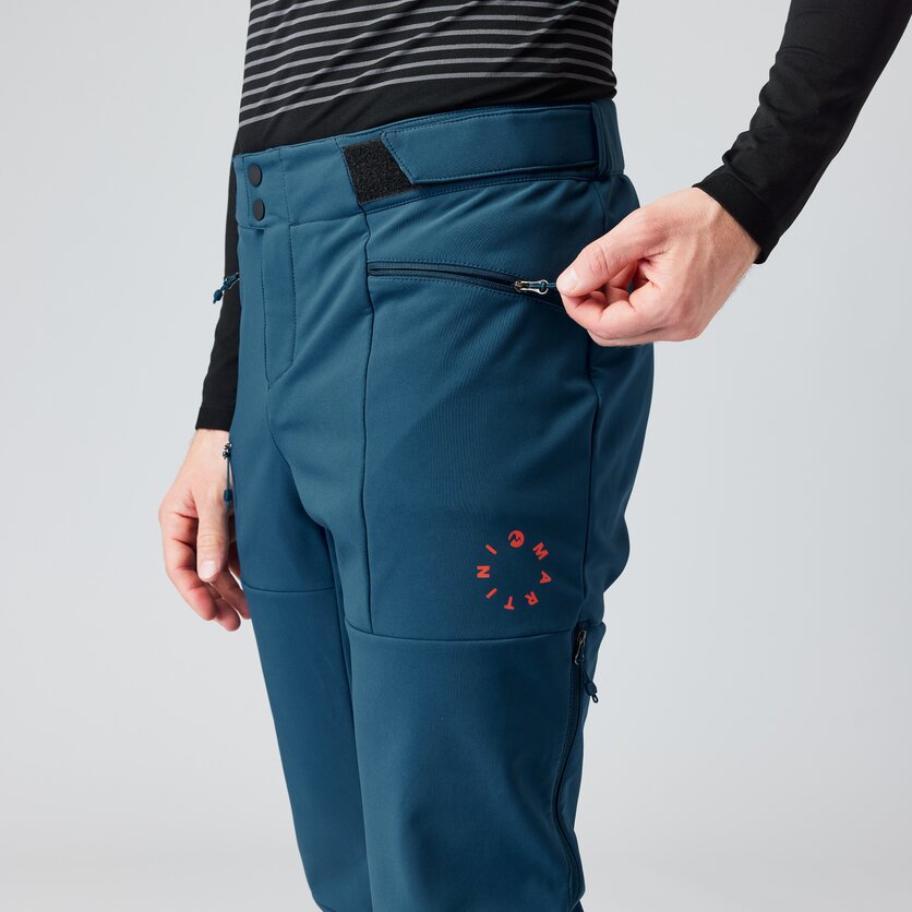 Martini Sportswear - MARMOTTA - Long pants in black - Detail 1 - Men