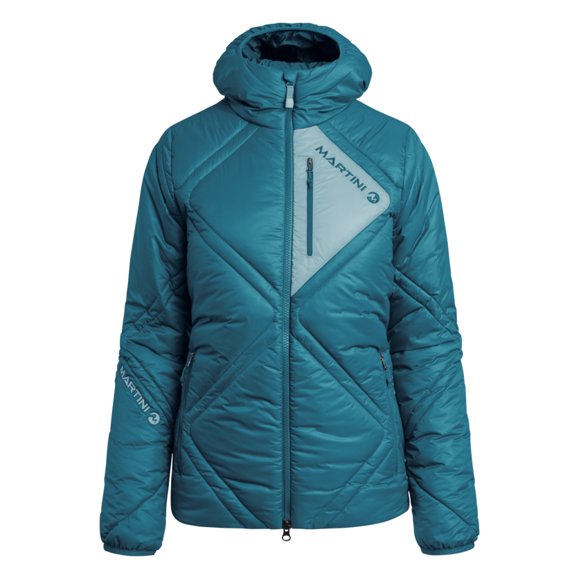 Martini Sportswear - BROAD.PEAK - Primaloft & Gloft Jacken in lake-ice - product.alttext.Vorderansicht - Damen