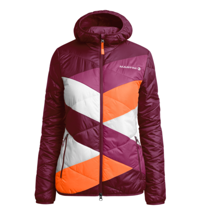 Martini Sportswear - MTN.COOK - Primaloft & Gloft Jacken in Violett-Rosa-Violett-Orange - Vorderansicht - Damen