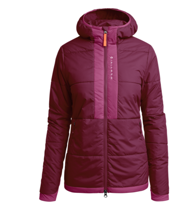 Martini Sportswear - VESUV - Primaloft & Gloft Jackets in Red-Violet-Pink-Violet - front view - Women